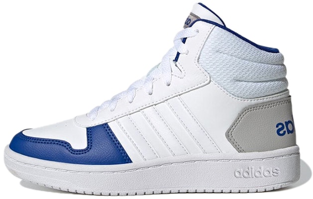 (Preschool) adidas Hoops 2.0 Mid Shoes 'White Blue' GZ7770 Buy (Preschool) adidas Hoops 2.0 Mid Shoes 'White Blue' GZ7770