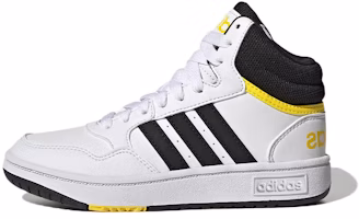 (Preschool) adidas Hoops Mid 3.0 'White Black' GZ1928 (Preschool) adidas Hoops Mid 3.0 'White Black' GZ1928