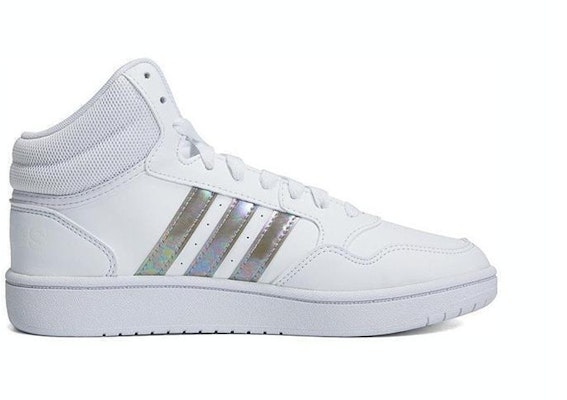 (Preschool) adidas Hoops Mid 3.0 'White Silver' HP2662 Order (Preschool) adidas Hoops Mid 3.0 'White Silver' HP2662