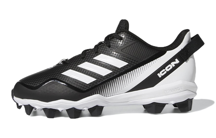 (Preschool) adidas Icon 7 Mid Cleats 'Black White' S23919