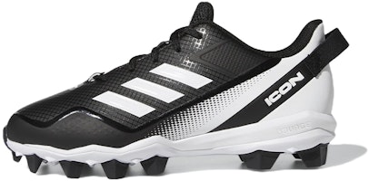 (Preschool) adidas Icon 7 Mid Cleats 'Black White' S23919 (Preschool) adidas Icon 7 Mid Cleats 'Black White' S23919
