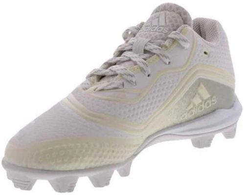 (PS) adidas Icon V Mid Baseball Crampons ''Blanc Crème Métallique'' G28290 Lookbook (PS) adidas Icon V Mid Baseball Crampons ''Blanc Crème Métallique'' G28290