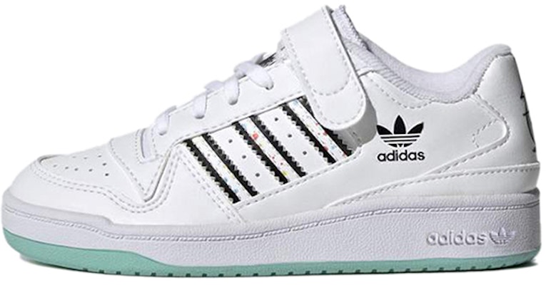 中童 Kevin Lyons x adidas originals FORUM 魔術貼休閒 低筒 幼童板鞋 白綠 Buy 中童 Kevin Lyons x adidas originals FORUM 魔術貼休閒 低筒 幼童板鞋 白綠