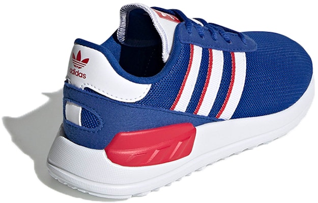 (Preschool) adidas LA Trainer Stan J 'Blue Scarlet' FW0585 Shop (Preschool) adidas LA Trainer Stan J 'Blue Scarlet' FW0585