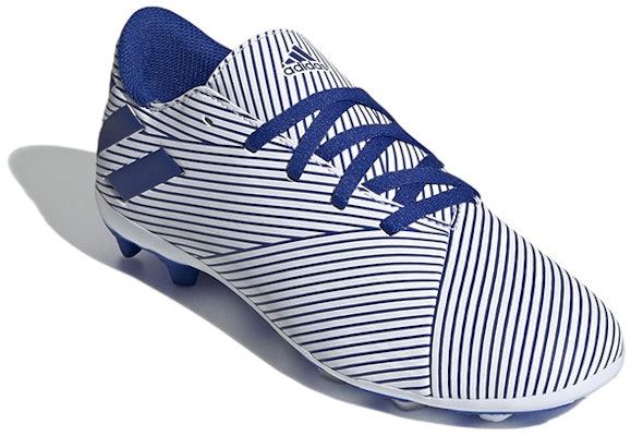 (PS) 阿迪达斯 Nemeziz 19.4 FG '白蓝' 足球鞋 EF1740 Lookbook (PS) 阿迪达斯 Nemeziz 19.4 FG '白蓝' 足球鞋 EF1740