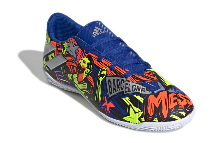 Lookbook (PS) adidas Nemeziz Messi 19.4 Scarpe Calcetto Indoor ''Blu Multicolore'' EH0601
