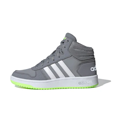 (TD) adidas neo adidas Hoops 2.0 Mid 'Grey White Green'