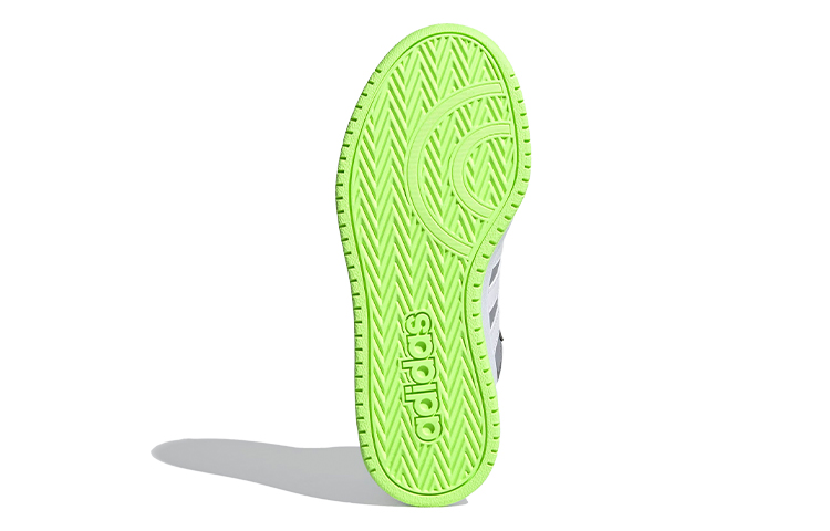 (TD) adidas neo adidas Hoops 2.0 Mid 'Grey White Green' 圖 6