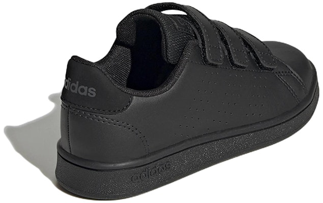 (Preschool) adidas neo Advantage Court Lifestyle 'Triple Black' GW6490 Shop (Preschool) adidas neo Advantage Court Lifestyle 'Triple Black' GW6490