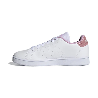 (Youth) adidas neo Advantage J White/Pink/