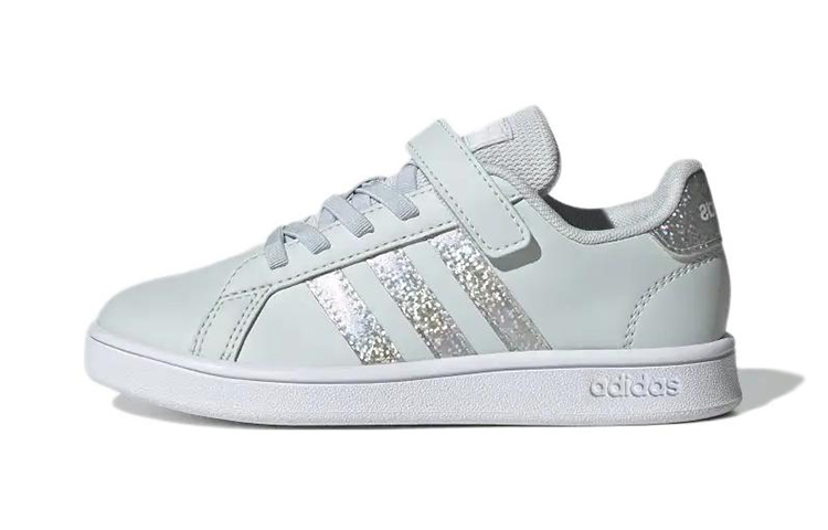 Buy 中童 adidas neo GRAND COURT 舒適 耐磨 低筒 童鞋 板鞋 藍