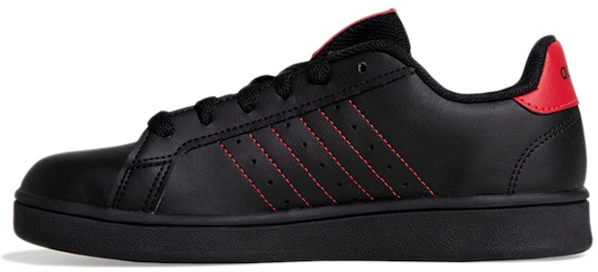 中童 adidas neo GRAND COURT 低筒 兒童板鞋 黑紅色 Buy 中童 adidas neo GRAND COURT 低筒 兒童板鞋 黑紅色