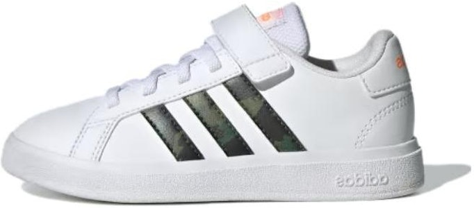 兒童 adidas neo GRAND COURT 生活運動 防滑耐磨 低幫 兒童板鞋 白黑 Buy 兒童 adidas neo GRAND COURT 生活運動 防滑耐磨 低幫 兒童板鞋 白黑