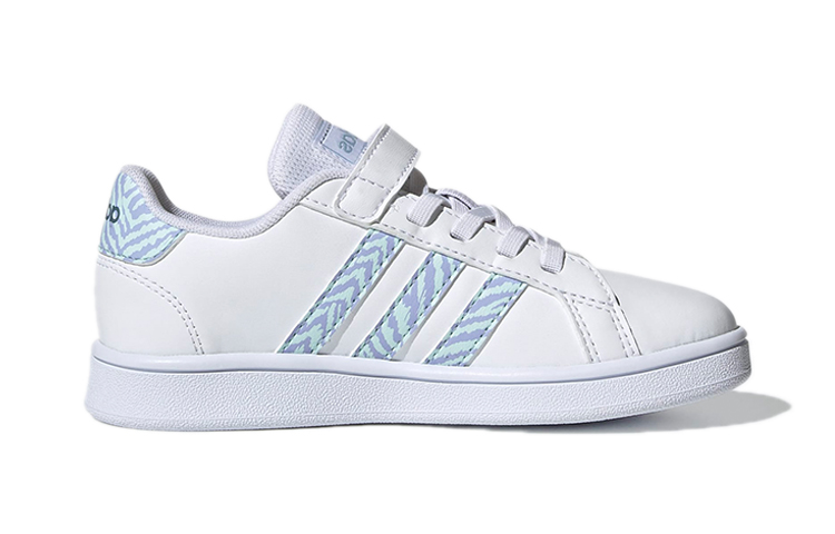 (PS) adidas neo Grand Court 'White Blue Purple' 圖 2