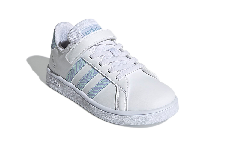 (PS) adidas neo Grand Court 'White Blue Purple' 圖 3