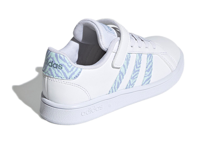 (PS) adidas neo Grand Court 'White Blue Purple' 圖 4