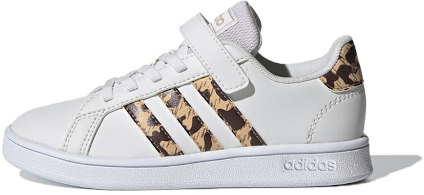 (Preschool) adidas neo Grand Court 'White Leopard' FZ3516 Buy (Preschool) adidas neo Grand Court 'White Leopard' FZ3516