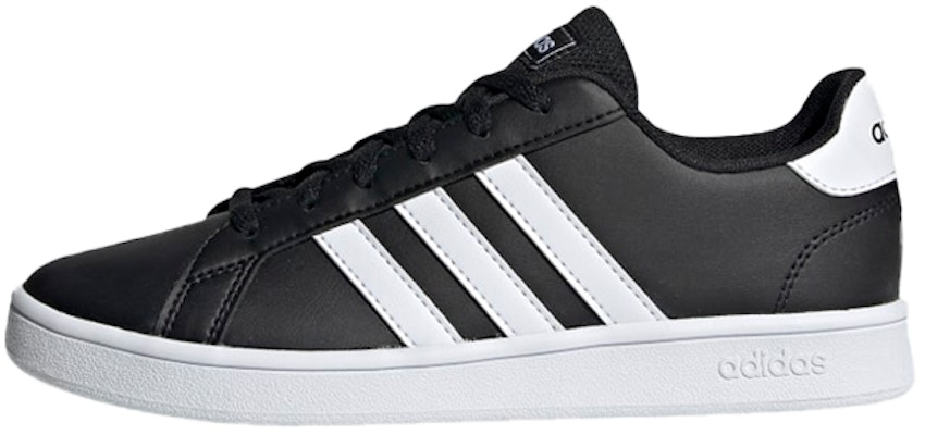 (JR) adidas neo Grand Court K 'Hitam Putih' EF0102 Buy (JR) adidas neo Grand Court K 'Hitam Putih' EF0102