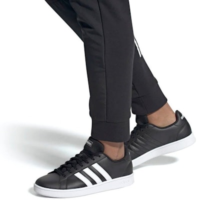 (Youth) adidas neo Grand Court K 'Black White' EF0102 Sizing (Youth) adidas neo Grand Court K 'Black White' EF0102