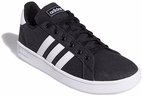 (JR) adidas neo Grand Court K 'Gris Negro' EG1517 Lookbook (JR) adidas neo Grand Court K 'Gris Negro' EG1517