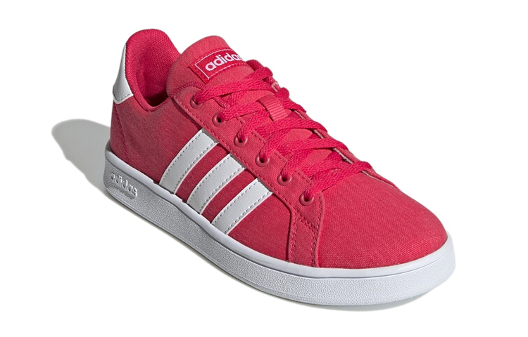 (PS) adidas neo Grand Court K 'Pink Red White' 圖 3