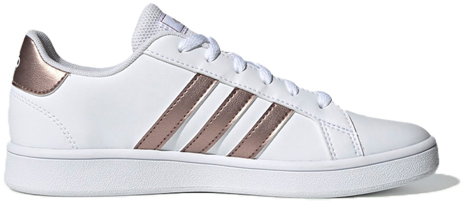 (Preschool) adidas neo Grand Court K 'White Brown' EF0101 Order (Preschool) adidas neo Grand Court K 'White Brown' EF0101