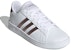 (Preschool) adidas neo Grand Court K 'White Brown' EF0101