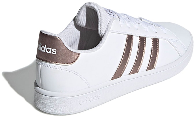 (Preschool) adidas neo Grand Court K 'White Brown' EF0101 Shop (Preschool) adidas neo Grand Court K 'White Brown' EF0101