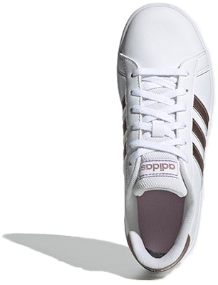 (Preschool) adidas neo Grand Court K 'White Brown' EF0101 Purchase (Preschool) adidas neo Grand Court K 'White Brown' EF0101