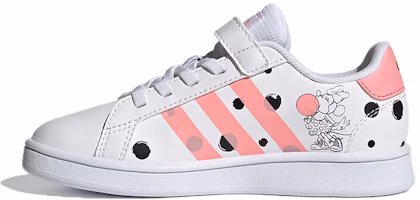 (Preschool) adidas neo Grand Court Shoes White/Pink/Black FZ3241 (Preschool) adidas neo Grand Court Shoes White/Pink/Black FZ3241
