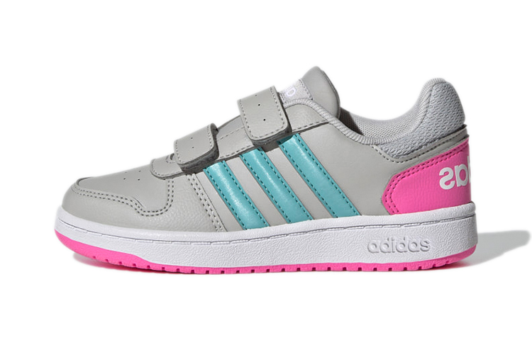 (PS) adidas neo Hoops 2.0 'Grey Blue Pink'