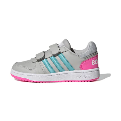 (PS) adidas neo Hoops 2.0 'Grey Blue Pink'