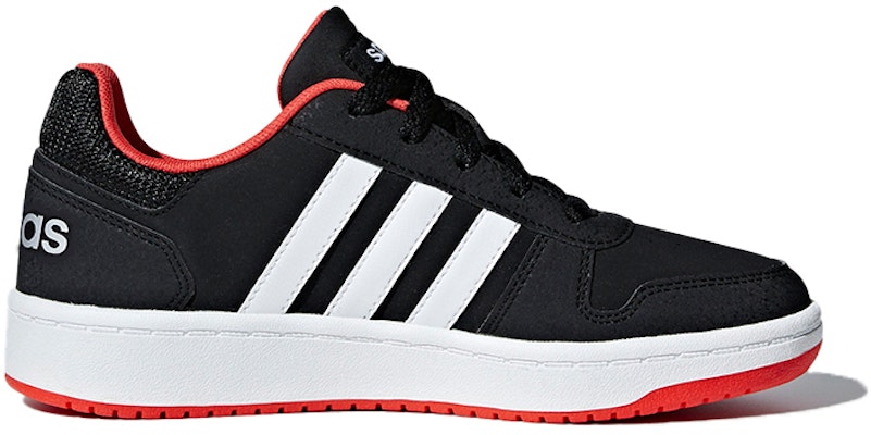 (PS) adidas Neo Hoops 2.0 J 'Hitam Putih Merah' B76067 Order (PS) adidas Neo Hoops 2.0 J 'Hitam Putih Merah' B76067