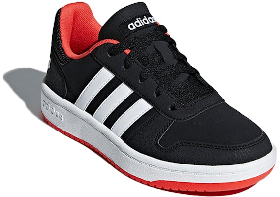 (PS) adidas Neo Hoops 2.0 J 'Hitam Putih Merah' B76067 Lookbook (PS) adidas Neo Hoops 2.0 J 'Hitam Putih Merah' B76067
