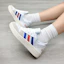 Sizing (PS) adidas neo Hoops 2.0 K 'Blanco Azul Rojo' FW9120