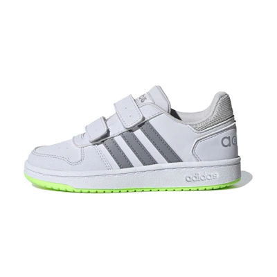 (PS) adidas neo Hoops 2.0 K 'White Gray Green'