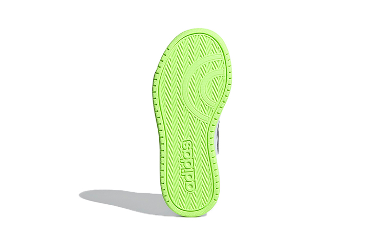 (PS) adidas neo Hoops 2.0 K 'White Gray Green' 圖 6