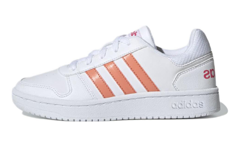 (Preschool) adidas neo Hoops 2.0 K 'White Orange' EE6721
