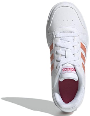 兒童 adidas neo Hoops 2.0 K 復古 耐磨 低幫 兒童板鞋 白橘 Purchase 兒童 adidas neo Hoops 2.0 K 復古 耐磨 低幫 兒童板鞋 白橘