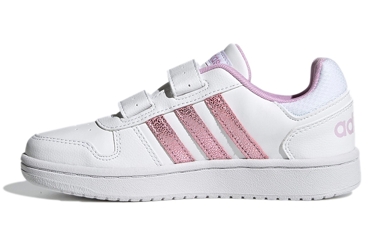 (PS) adidas neo Hoops 2.0 K 'White Pink'