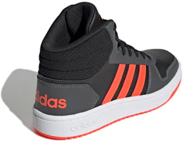 Shop (PS) adidas neo Hoops 2.0 Mid 'Negro Rojo' GZ7768
