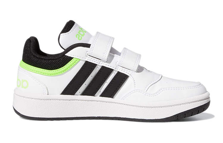 (PS) adidas neo Hoops K 'White Black Velcro' 圖 2