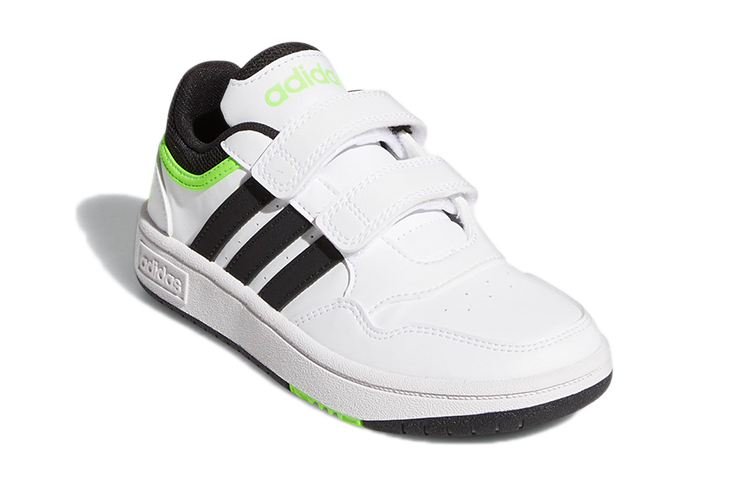 (PS) adidas neo Hoops K 'White Black Velcro' 圖 3