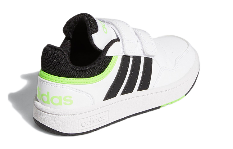 (PS) adidas neo Hoops K 'White Black Velcro' 圖 4