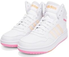 Lookbook (PS) adidas neo Hoops Mid 3.0 K 'Blanco Rosa' HP6158