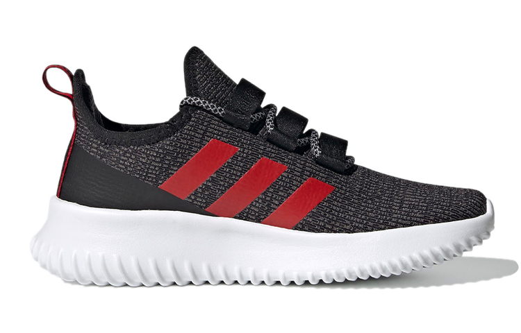 (Youth) adidas neo Kaptir 'Black Gray Red' 圖 2