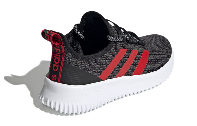 (Youth) adidas neo Kaptir 'Black Gray Red' 圖 4
