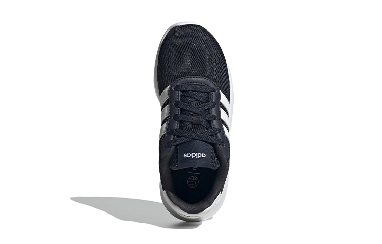 (PS) adidas Neo Lite Racer 3.0 K 'Black White' 圖 5