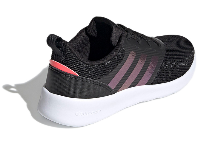 Shop 中童 adidas neo Qt Racer 2.0 低筒 兒童跑步鞋 黑