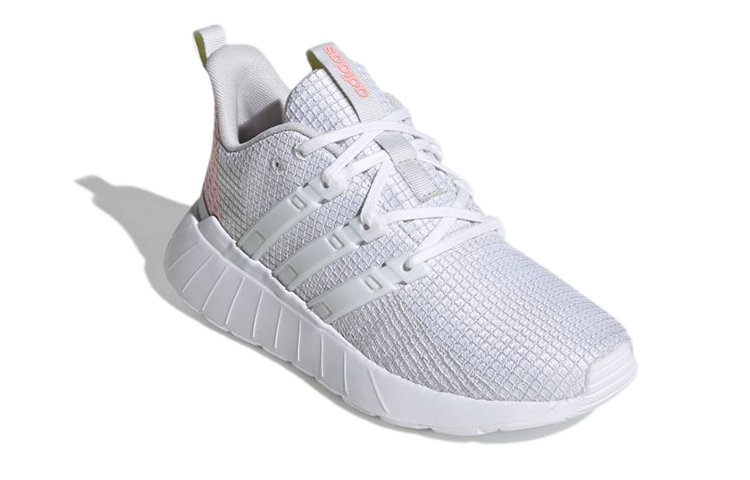 (Youth) adidas neo Questar Flow K Shoes White/Red 圖 3